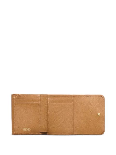 Prada triangle-logo saffiano leather wallet - Neutrals - zdjęcie produktu nr 2