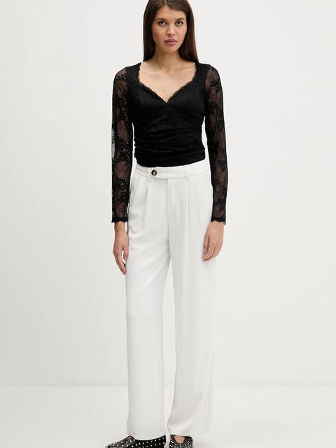 Abercrombie & Fitch bluzka damska kolor czarny gładka KI139-5872-900 - zdjęcie produktu nr 2