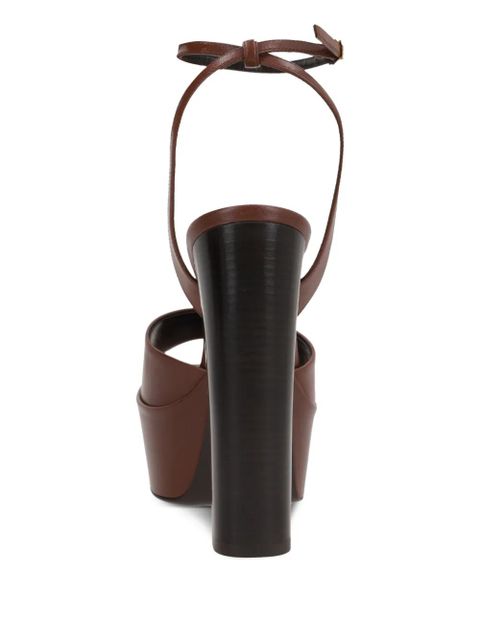 Saint Laurent 125mm Jodie sandals - Brown