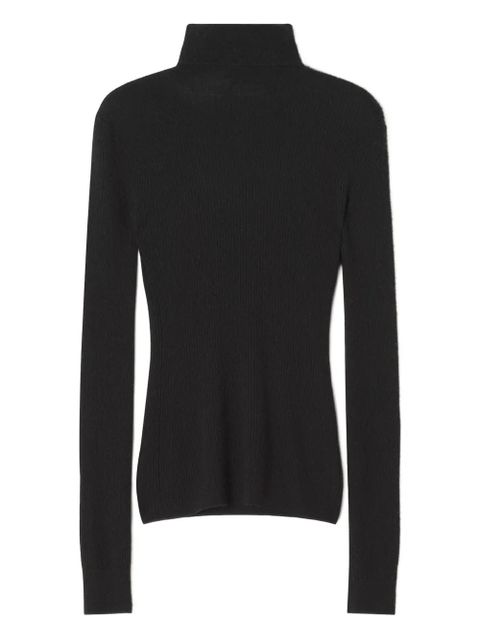 Lanvin ribbed turtleneck sweater - Black