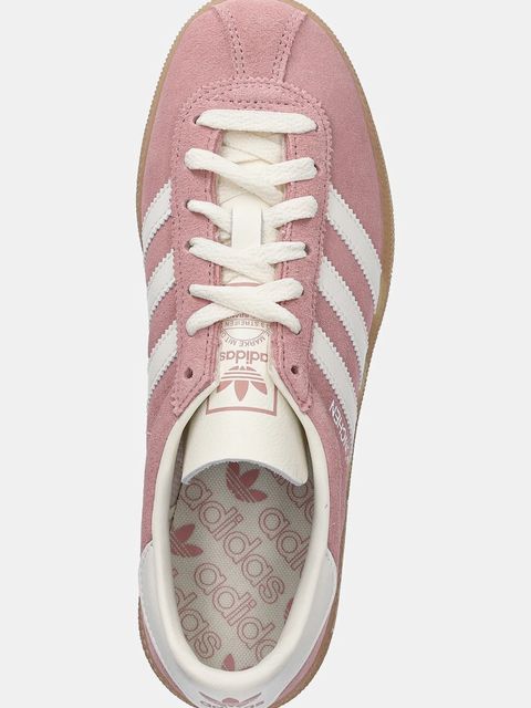 adidas Originals sneakersy zamszowe Muenchen damskie kolor różowy JS3992 - zdjęcie produktu nr 2