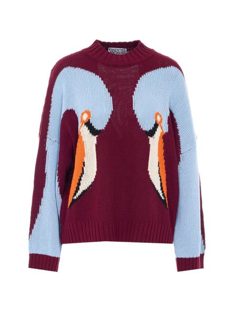 Essentiel Antwerp embroidered high-neck sweater - zdjęcie produktu nr 1