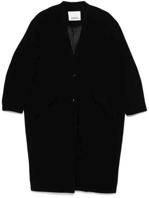 ISABEL MARANT Florane coat - Black - zdjęcie produktu nr 1