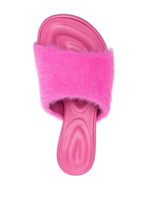 Jacquemus textured-finish open-toe sandals - Pink