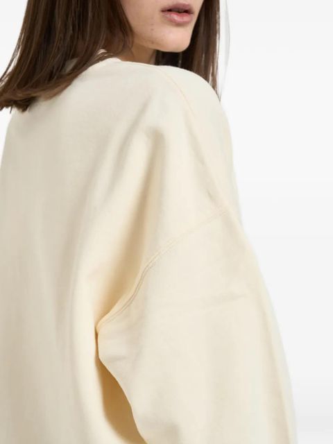 ANINE BING logo-print sweatshirt - Neutrals