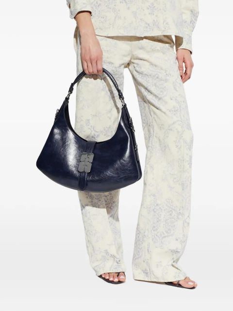 GANNI leather shoulder bag - Blue - zdjęcie produktu nr 2