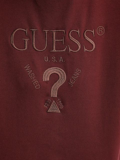 Guess t-shirt FABIA damski kolor bordowy V5BI01 K1891 - zdjęcie produktu nr 2