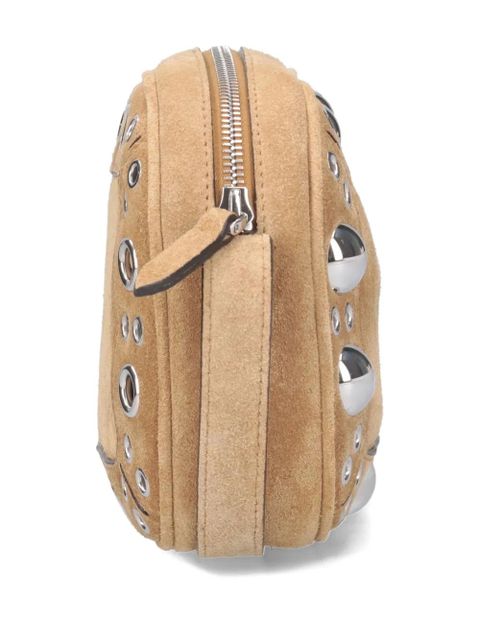 Valentino Garavani Nellcôte studded cross body bag - Neutrals