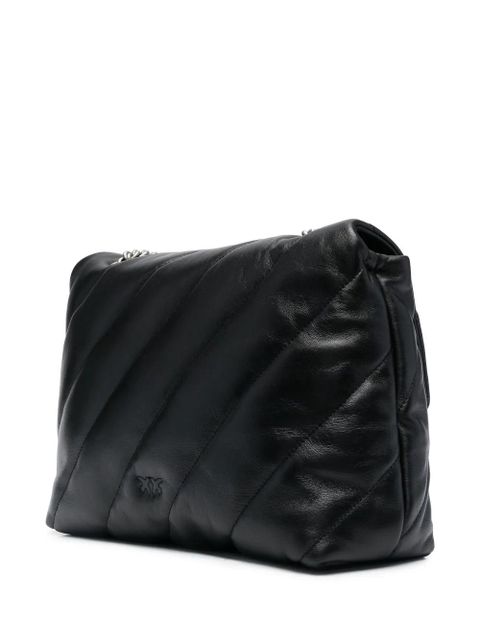 PINKO Love Big Puff leather shoulder bag - Black - zdjęcie produktu nr 2