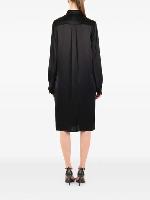 LOEWE knot-tie midi dress - Black