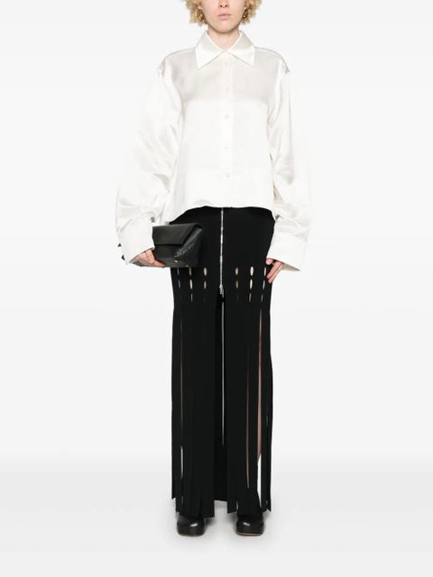 Jil Sander box-pleat shirt - White