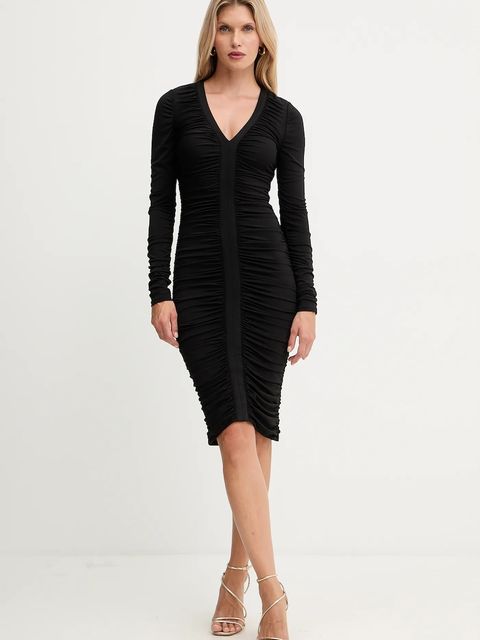 Marciano by Guess sukienka AMELIA kolor czarny maxi dopasowana 5BGK25 6257A - zdjęcie produktu nr 1