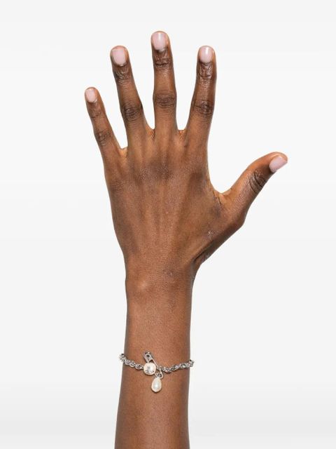 Vivienne Westwood safety-pin-detail bracelet - Silver - zdjęcie produktu nr 2