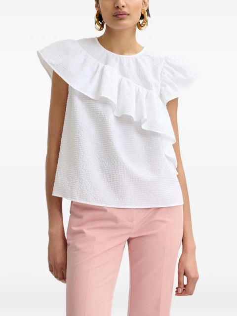 Essentiel Antwerp Joojoo ruffled blouse - White