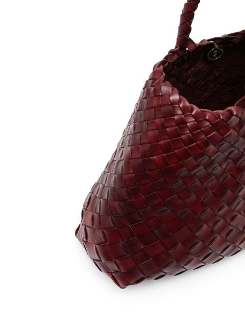 DRAGON DIFFUSION woven leather shoulder bag - Red