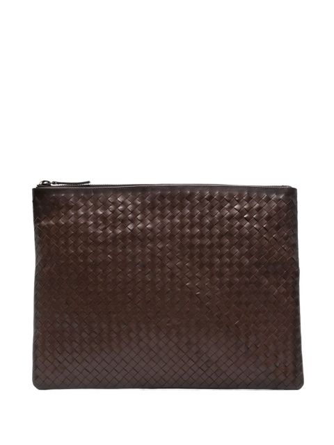 DRAGON DIFFUSION A4 clutch bag - Brown