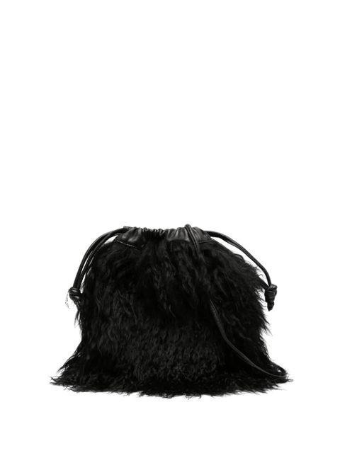 Zadig&Voltaire Rock To Go Frenzy shearling bucket bag - Black - zdjęcie produktu nr 1