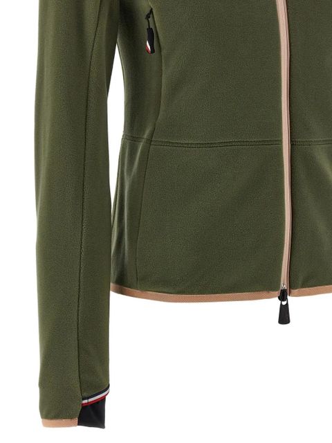 Moncler Grenoble logo-patch cardigan - Green - zdjęcie produktu nr 2