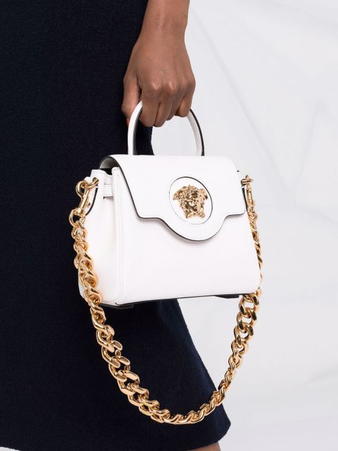 Versace small La Medusa top-handle bag - White - zdjęcie produktu nr 2
