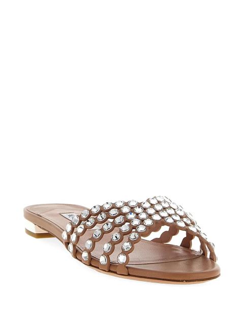 Aquazzura Tequila crystal sandals - Neutrals - zdjęcie produktu nr 2