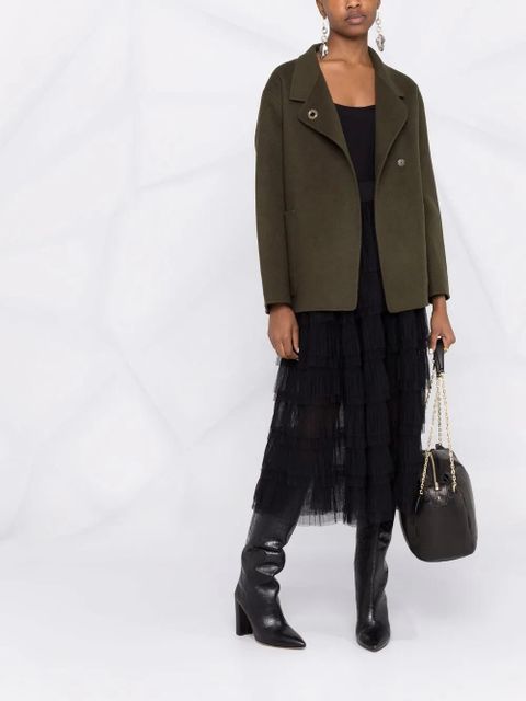 Maje layered tulle midi skirt - Black - zdjęcie produktu nr 2