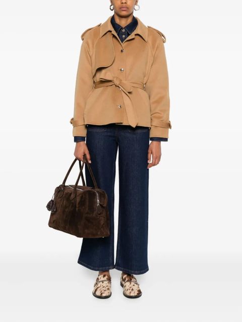 Maje belted button-fastening jacket - Brown - zdjęcie produktu nr 2