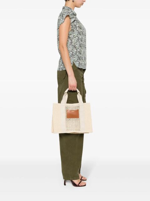 ISABEL MARANT small Aruba tote bag - Neutrals