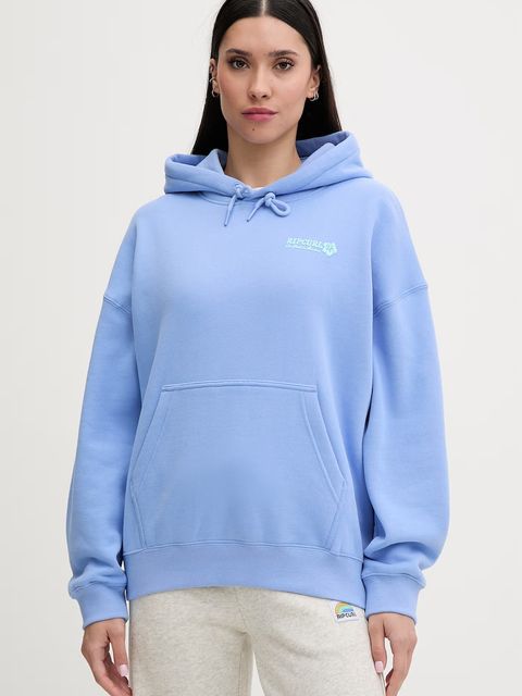 Rip Curl bluza z kapturem damska z bawełną SURF PUFF HERITAGE - zdjęcie produktu nr 1