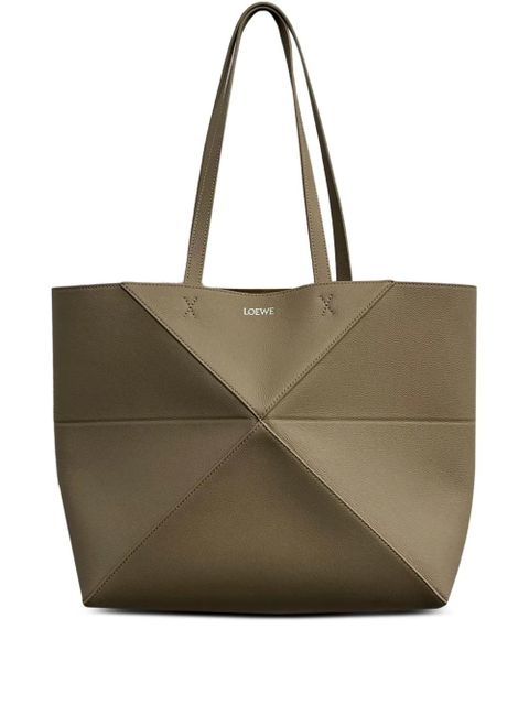 LOEWE medium Puzzle Fold tote bag - Neutrals - zdjęcie produktu nr 1