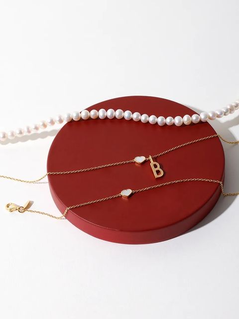 Design Letters bransoletka ze srebra pokrytego złotem - zdjęcie produktu nr 2