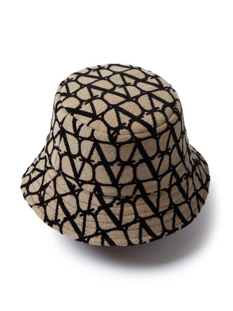 Valentino Garavani Toile Iconographe bucket hat - Neutrals