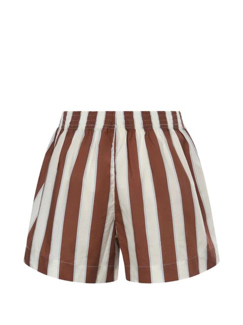 MC2 Saint Barth Meave striped shorts - Brown - zdjęcie produktu nr 2
