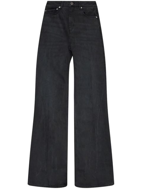 AMI Paris cotton wide-leg jeans - Black - zdjęcie produktu nr 1