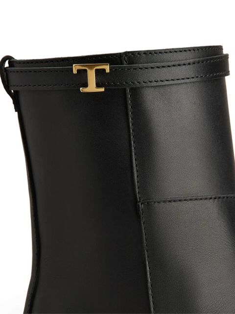 Tod's leather ankle boots - Black