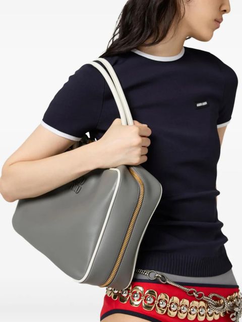 Miu Miu technical-knit bikini bottom - Red