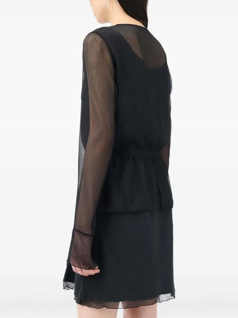 OUR LEGACY peplum-hem blouse - Black - zdjęcie produktu nr 2