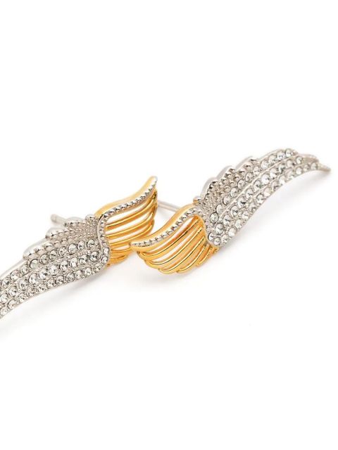 Zadig&Voltaire embellished wing earrings - Silver