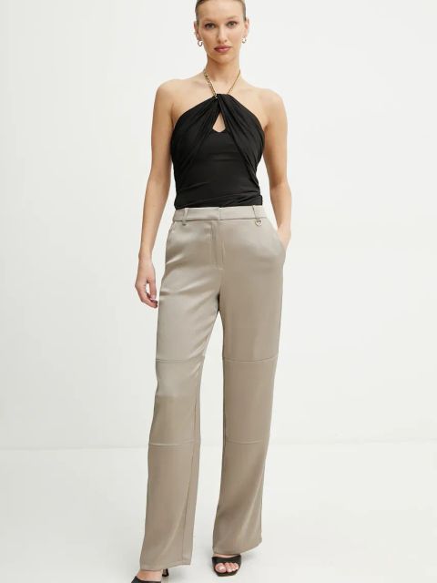 Marciano Guess bluzka ALVA damska kolor czarny gładka 5GGP06 6259A