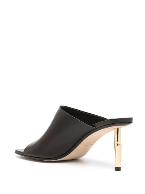 Lanvin Sequence 75mm leather sandals - Brown