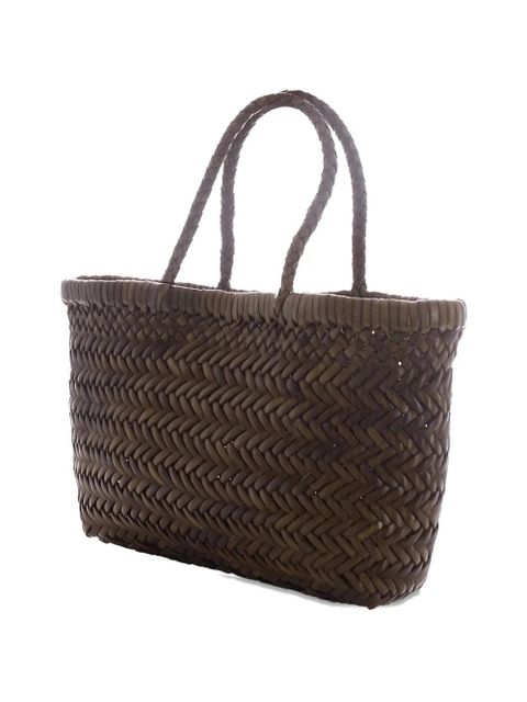 DRAGON DIFFUSION mini Gora woven tote bag - Brown - zdjęcie produktu nr 2