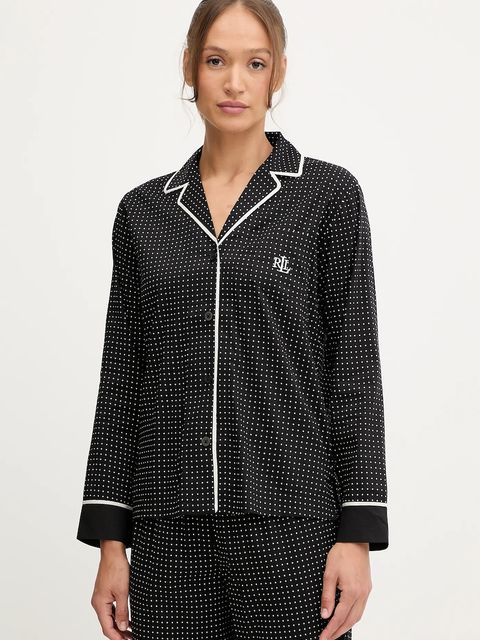 Lauren Ralph Lauren piżama damska kolor czarny ILN92439