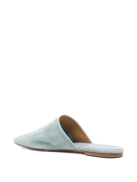 Aeyde Rega suede mules - Blue
