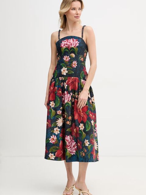 Barbour sukienka z lnem x Farm Rio - zdjęcie produktu nr 1