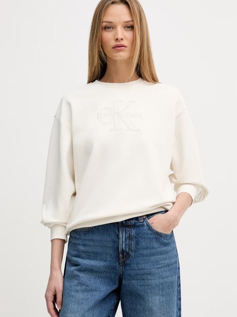 Calvin Klein Jeans bluza damska bawełniana - zdjęcie produktu nr 1