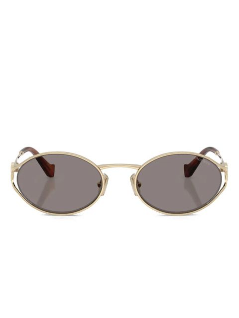 Miu Miu Eyewear round-frame sunglasses - Gold