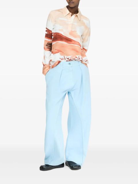 JW Anderson pleated panel trousers - Blue - zdjęcie produktu nr 2