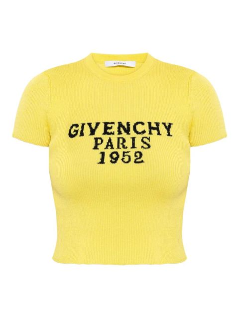 Givenchy ribbed logo top - Yellow - zdjęcie produktu nr 1