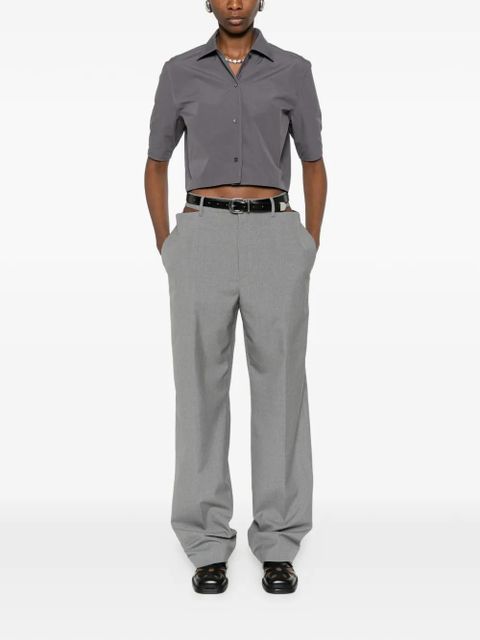 Jil Sander cropped shirt - Grey - zdjęcie produktu nr 2