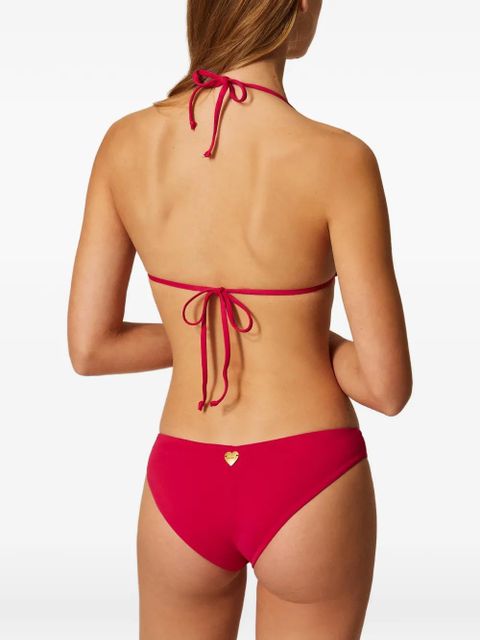 TWINSET studs triangle bikini top - Red