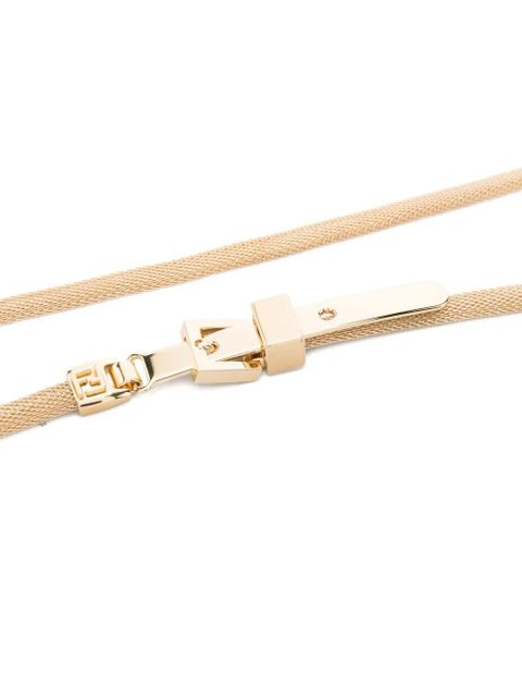 FENDI FF-plaque chain belt - Gold - zdjęcie produktu nr 2